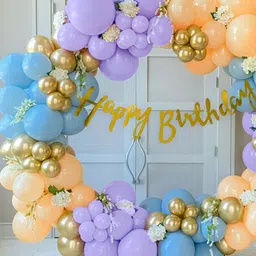 Special You 42-Pcs Blue & Purple Happy Birthday Decor-9