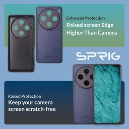SPRIG Solid Printed Back Case Mobile Accessories image 3