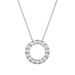SHINE ETERNAL Women 14K Gold Lab Grown Ring of Fire Diamond Pendant- 1.62g-picture-41