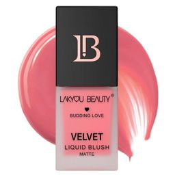 LAKYOU BEAUTY Long Lasting Velvet Liquid Blush- 15 ml- Soft Pink 01-42