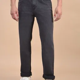 Cantabil Men Regular Fit Mid-Rise Stretchable Jeans-image-48
