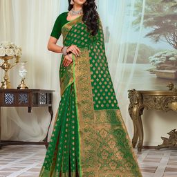 Anouk Rustic Woven Design Zari Designer Banarasi Saree-picture-8