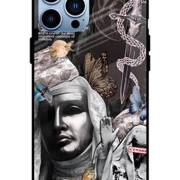 QRIOH Quirky Printed iPhone 13 Pro Max Back Case Mobile Accessories-image-12