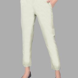 Comfort Lady Women Solid Mid-Rise Casual Regular Trouser-image-77