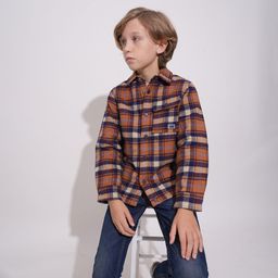 Jack & Jones Junior Boys Checked Lightweight Woven Jacket-image-39