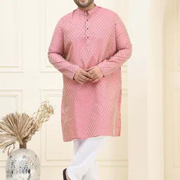 SOJANYA PLUS Men Regular Kurta with Pyjamas image 1