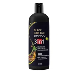 CHIWA 3 IN 1 Black Shade Hair Dye Shampoo -100 ml-picture-2
