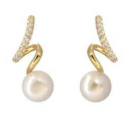 Inara Robes Gold-Plated Alloy Artificial Beads Earrings-image-28