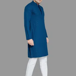 DIVISIVE Men Regular Kurta with Pyjamas image 3