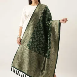 KALINI Woven Design Dupatta with Zari-picture-28