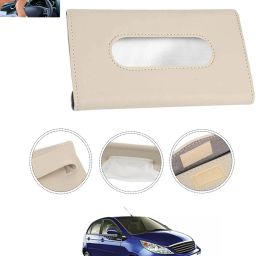 Universal Leatherite Rectangle Beige Tissue Box For Car/office/Home-299 Vehicle Tissue Dispenser-image-71