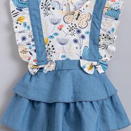 Hopscotch Girls Cotton Fit & Flare Dresses-picture-34
