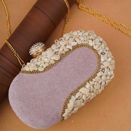 FOR THE BEAUTIFUL YOU Embellished Box Clutch-41