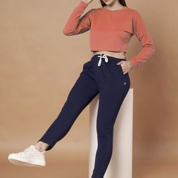 Moda Rapido Women Peach Long Sleeves Crop T-shirt-picture-38