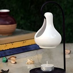 INDIAN ROYALS White Ceramic Aroma OilDiffuser-56