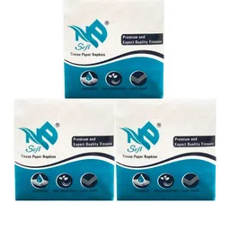 NE SOFT Set Of 3 Ultra Soft Tissue Paper Napkins - 80Pcs Each-11