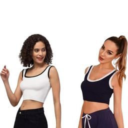 PINOVO Black Cotton Tops-picture-37