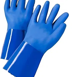 12 Inch PVC Chemical Resistant Glove for Acid Alkali and Oil Protection Non-Slip Rubber Safety Gloves-image-53