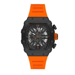 Lee Cooper Men Brass Dial & Straps Analogue Multi Function Watch LC08062.657-4