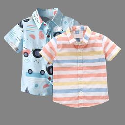 BAESD Boys Classic Opaque Printed Formal Shirt-picture-21