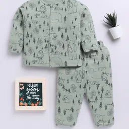 Clt.s Kids Printed Pure Cotton Night suit-image-66