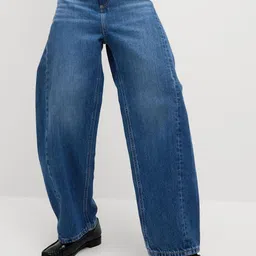 Marks & Spencer Women High-Rise Low Distress Light Fade Jeans-image-91