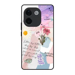 QRIOH Floral Printed IQOO Z9s Pro 5G Back Case Mobile Accessories-56