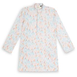 CHILINS Boys Abstract Printed Sequins Straight Kurta-image-92