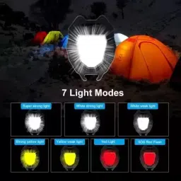 bloomify Keychain With 6 Lighting Modes & Display Charging Lighter & Bottle Opener 8 hrs Torch Emergency Light image 4
