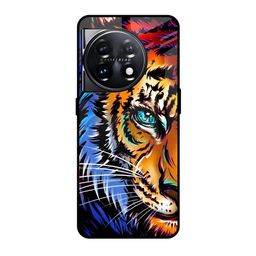 QRIOH Graphic Printed Sleek & Lightweight Silicone OnePlus 11 5G Glass Back Case-picture-6