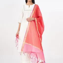RANGMANCH BY PANTALOONS Dupatta with Zari-picture-47