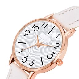 VIRAKTI Unisex Brass Printed Dial & Leather Straps Analogue Watch M.F-5-WHITE-image-86