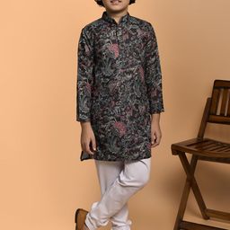 PRINTCULTR Boys Geometric Printed Kurta-2