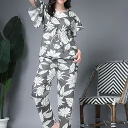 FABINALIV Women Printed Night suit-image-21