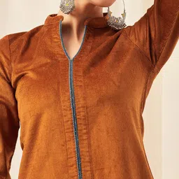 STADO Mandarin Collared Tunic & Trouser Co-ord Set image 2