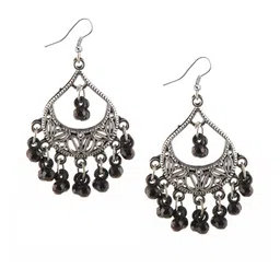 Creative Frogs Set Of 2 Silver-Plated Teardrop Shaped Drop Earrings image 4