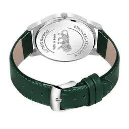 DOUBLERUN Men Dial & Leather Bracelet Style Straps Analogue Multi Function Watch H05NMT-34 image 3