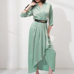 ESPYR By Tokyo Talkies Women Wrap Maxi Dress-image-78