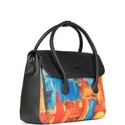 ZOUK Abstract Printed Structured Handheld Bag image 4