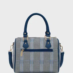 Caprese Checked Swagger Handheld Bag image 3