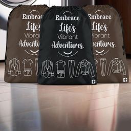 Kuber Industries Brown & Black 3 Pieces Printed Regular Multi-Utility Organisers-14