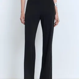 MANGO Women Solid Trousers-image-98