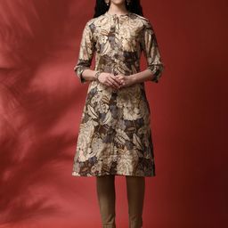Anouk Women Ethnic Motifs Printed Keyhole Neck Kurta-picture-18