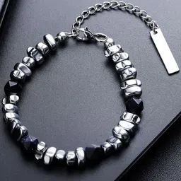 StyleCast x Revolte Men Silver-Plated Link Bracelet-image-51