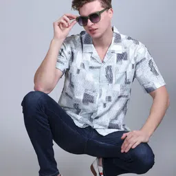 Antiloop Men Opaque Printed Casual Shirt-image-53
