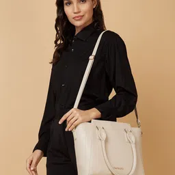 Caprese Structured Satchel Bag-4