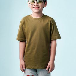 NUSYL Boys Printed Cotton Mid-Rise Shorts-image-75