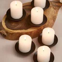 TIED RIBBONS Black Candle Holder-image-10