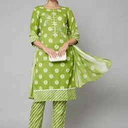 Label Khoj Dyed Straight Kurta With Trousers & Dupatta-image-39