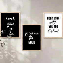 Motivational Wall Art With Frame Home Decor Wall Painting For Living Room Office Bedroom-image-69